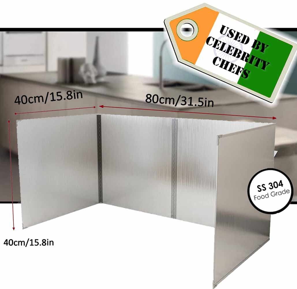 Splatter Guard for Frying - Stainless Steel - Heavy Duty