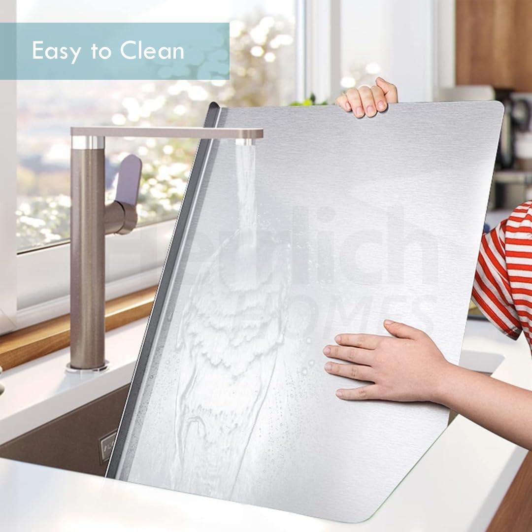 Large 304 Stainless Stainless Steel Countertop - 50x40cm - Free Rolling Pin