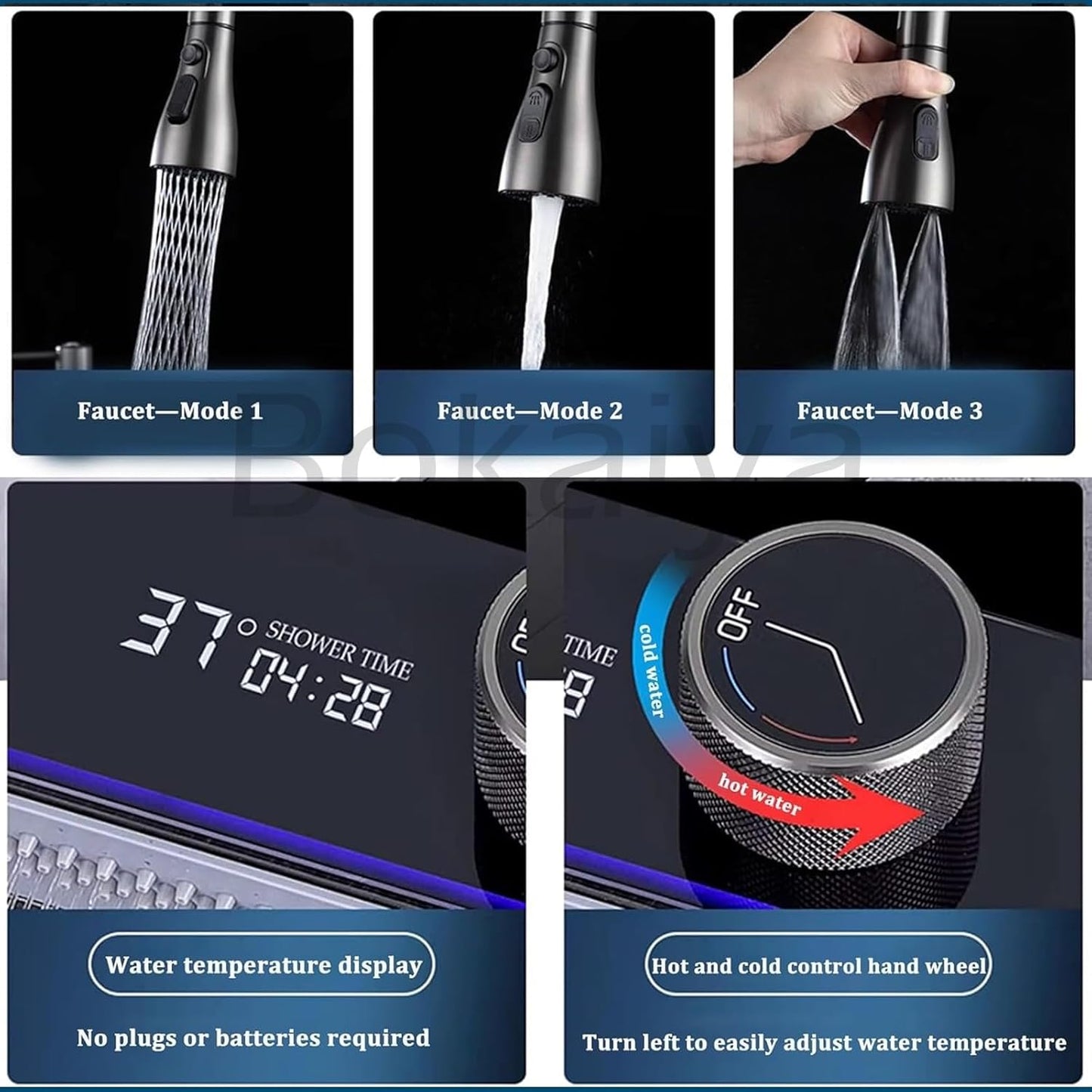 304 Digital Stainless steel Smart Sink for Kitchen  | 30x18x9 Inches | Free Steel Chopping Board | Top Mount, Accessories Included, Honeycomb Design, Nano Coating, Multifunctional